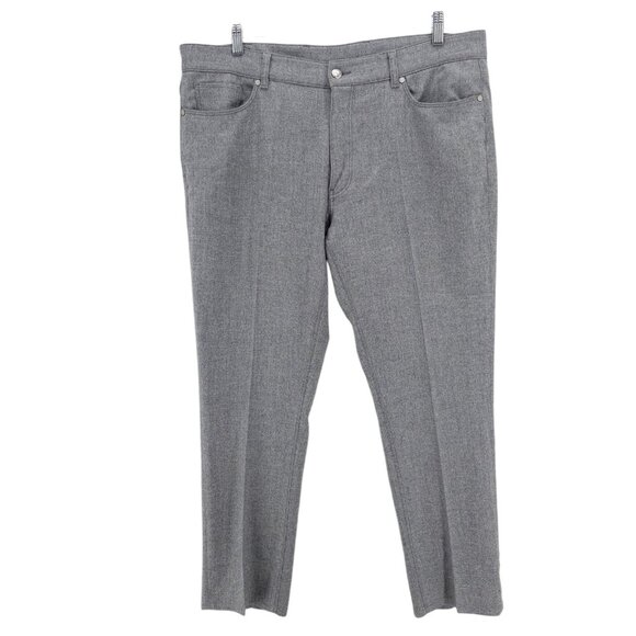 PETER MILLAR Collection 100% Wool Pants MF20RT02 Nick Gray Size 38 Inseam 28.75" - Picture 1 of 9